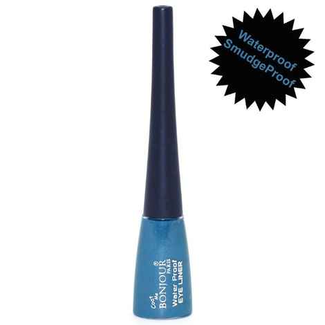 Buy Bonjour Paris Insta Dramatic Liquid Eye Liner :- Aqua Blue (5 ml) - Purplle