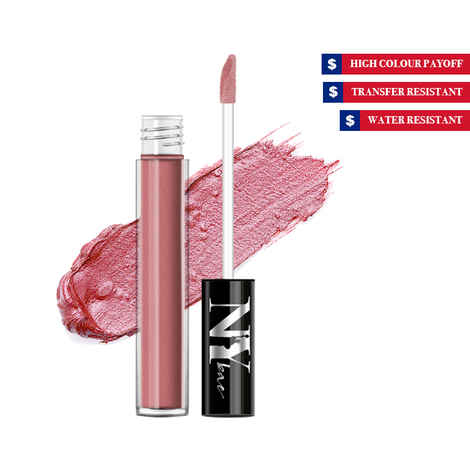 Buy NY Bae, Liquid Lipstick, Metallic Range, Pink - Roses N’ Guns 1 (3 ml) - Purplle