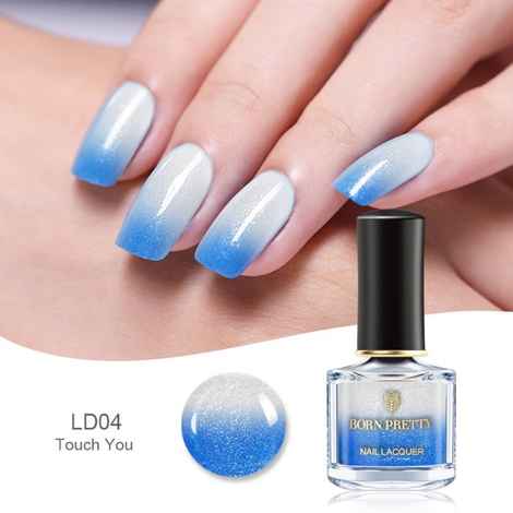 BORN PRETTY Thermal Nail Polish Temperature Color Changing Nail Art Varnish Manicure Varnish Long Lasting Poilsh12 Colors (BP-LD04) ( 6 ml)