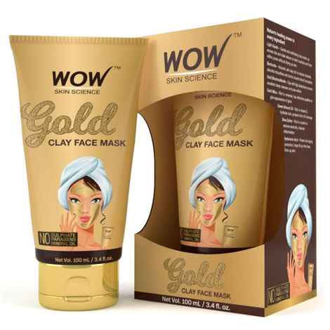 WOW Skin Science Gold Clay Face Mask (100 ml)