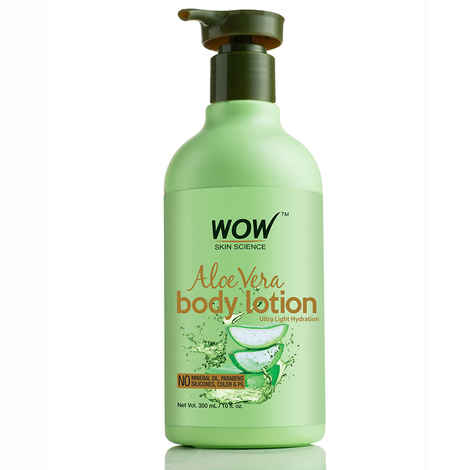 Buy WOW Skin Science Aloe Vera Ultra Light Hydration Body Lotion (300 ml) - Purplle