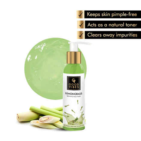 Good Vibes Refining Face Wash - Lemongrass (120 ml)