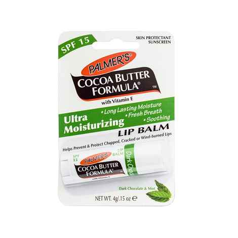 Buy Palmer's Cocoa Butter Formula Lip Balm Dark Chocolate & Mint (4 g) - Purplle