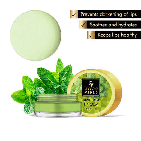 Good Vibes Lip Balm - Fresh Mint (8 gm)