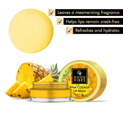 Good Vibes Lip Balm - Pinacolada (8 gm)