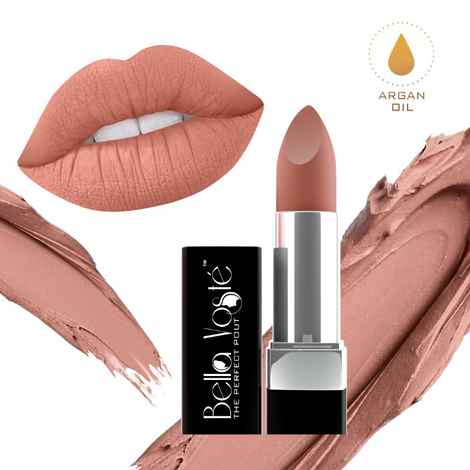 Bella Voste Ulti-Matte Nude Lipstick (With Argan Oil) Coffee Crush (05) (4.2 g)