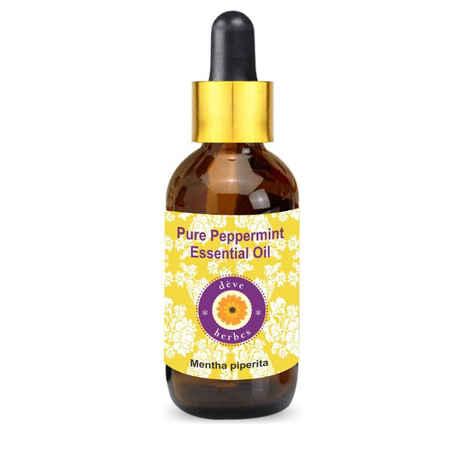 Buy Deve Herbes Pure Peppermint Essential Oil (Mentha piperita) with Glass Dropper Natural Therapeutic Grade Steam Distilled 50 ml - Purplle