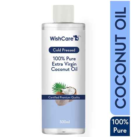 Buy WishCare Cold Pressed Extra-Virgin Coconut Oil (500 ml) - Purplle