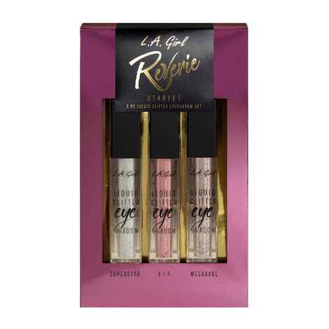 L.A. Girl Reverie - 3 pc Liquid Glitter Eyeshadow Set - Starlet (21 g)
