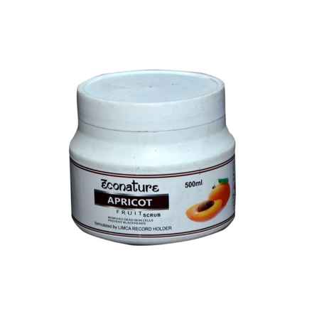 Buy Econature apricot blackheads eliminating fruit scrub (500 ml) - Purplle