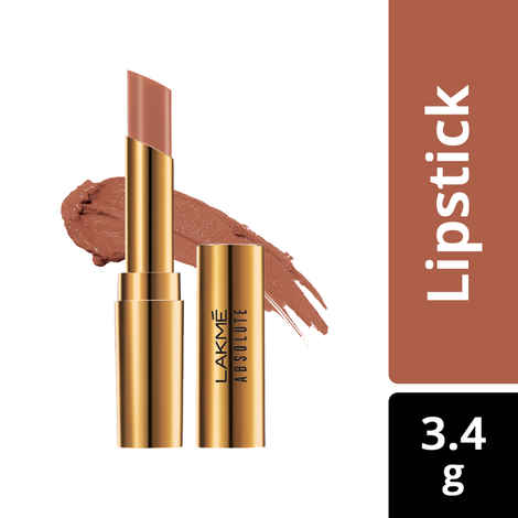 Buy Lakme Absolute Argan Oil Lip Color - Buttery Caramel (3.4 g) - Purplle