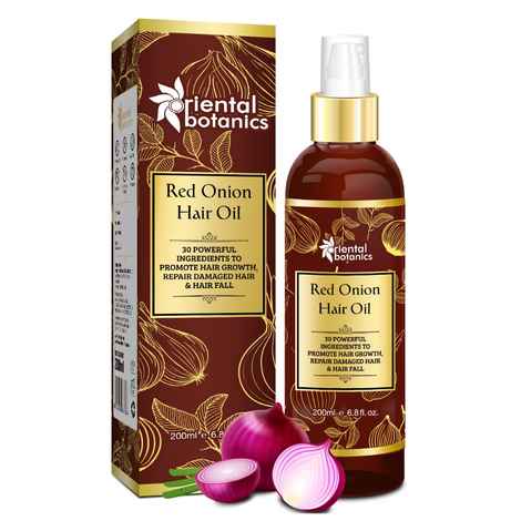 Buy Oriental Botanics Red Onion Hair Oil (200 ml) - Purplle
