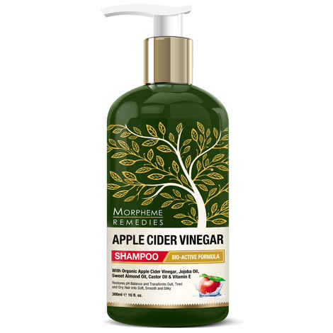 Buy Morpheme Remedies Apple Cider Vinegar Shampoo (No Sulfate, Paraben or Silicon)(300 ml) - Transforms Dull, Tired & Dry Hair into Soft, Smooth & Silky - Purplle