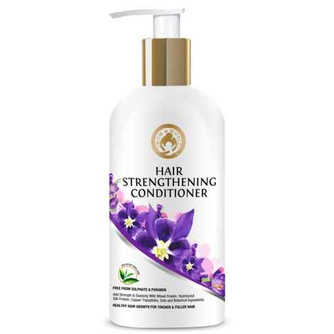 Buy Mom & World Hair Strengthening Conditioner - Protein Conditioner For Thicker And Fuller Hair (300 ml) (No SLS, Paraben) - Purplle