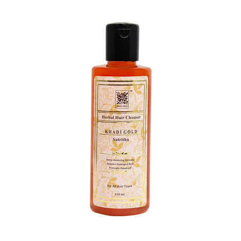 Khadi Gold Satritha Herbal Hair Cleanser (210 ml)