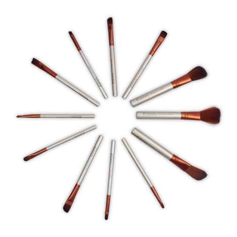 Ministry of Makeup Naked 3 Makeup Brushes MMB-30 - Set of 12 colour/shape/size may vary