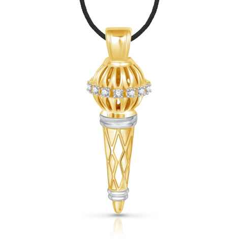 Buy Srikara Alloy Gold Plated CZ/AD Bajrangi Bhaijaan Fashion Jewelry Pendant Chain - SKP1426G - Purplle