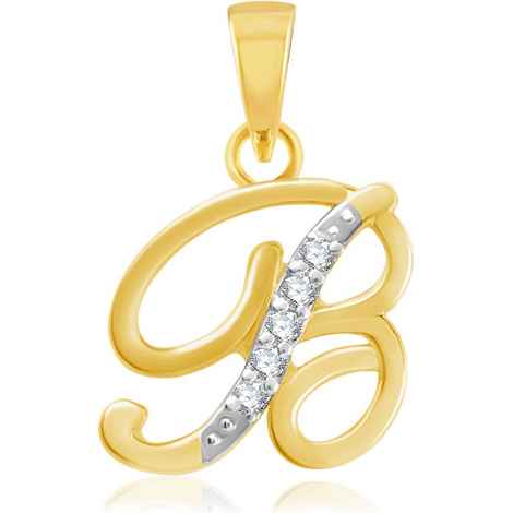 Buy Srikara Alloy Gold Plated CZ / AD Fashion Jewellery Pendant with Chain - SKP1098G - Purplle