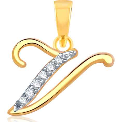 Buy Srikara Alloy Gold Plated CZ / AD Fashion Jewellery Pendant with Chain - SKP1115G - Purplle