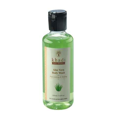 Buy Khadi Shuddha Aloe Vera Body Wash Pack Of 2 (420 ml) - Purplle