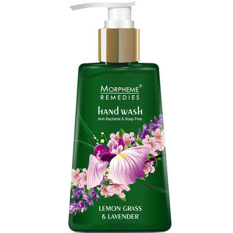 Morpheme Remedies Hand Wash Lemongrass & Lavender, Anti Bacterial (250 ml) Soap Free Handwash
