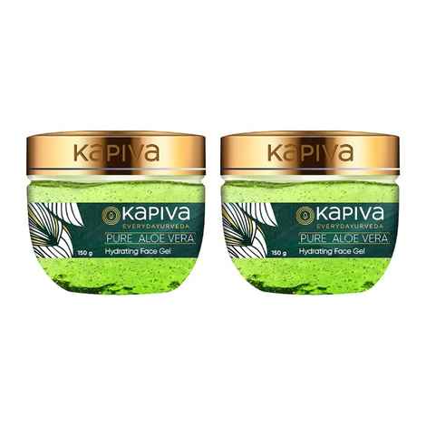 Kapiva Pure Aloe Vera Skin Hydrating Face Gel (Pack Of 2)(150 g)