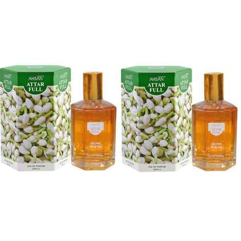Ahsan Attar Full Eau De Perfume (100 ml X 2) (200ml Pack of two)