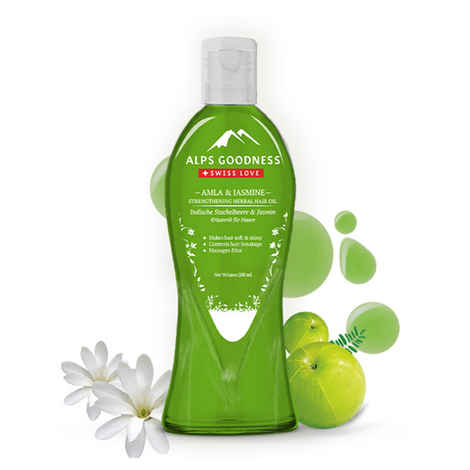 Buy Alps Goodness Herbal Hair Oil - Amla & Jasmine (200 ml) - Purplle