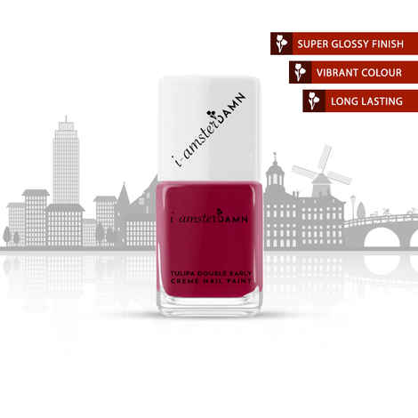 I-AmsterDAMN Nail Paint, Creme, Pink, Tulipa Double Early - Beauty of Tulipa Double Early (7 ml)