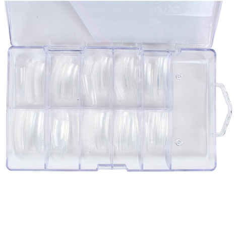 Buy Gorgio Professional Nail Tips - Pack of 120 10 sizes GAN01 - Purplle