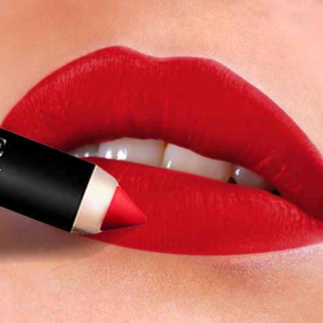 Buy NY Bae Mets Matte Lip Crayon | Satin Texture | Red | Enriched with Vitamin E - Balkin' 31 (2.8 g) - Purplle