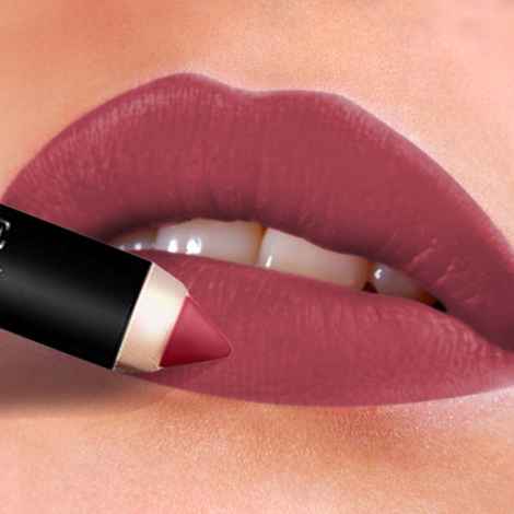 Buy NY Bae Mets Matte Lip Crayon | Satin Texture | Nude Brown | Enriched with Vitamin E - Say No No 37 (2.8 g) - Purplle