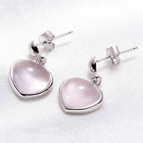 Buy Sukkhi Cluster Valentine Heart Artificial Stone Rhodium Plated Earring For Women - E80764 - Purplle