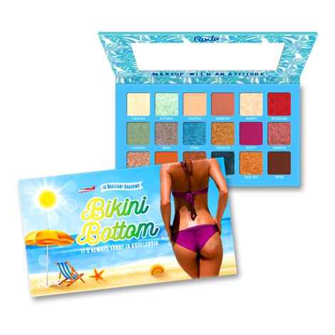 Buy Rude Cosmetics Bikini Bottom - 18 Eyeshadow Palette 18 g - Purplle