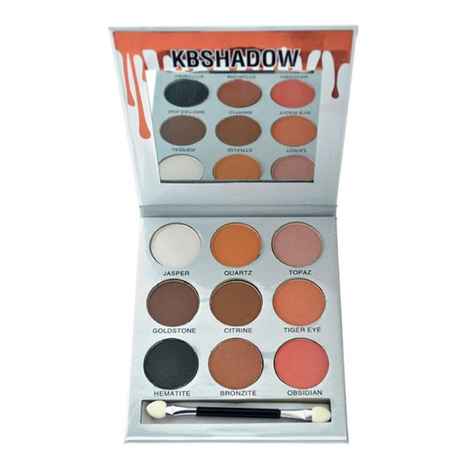 Kiss Beauty KBSHADOW Pressed Powder Eyeshadow Palette (Set 2), 9 Color