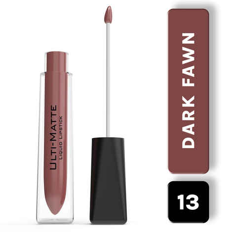 Buy Bella Voste I ULTI-MATTE LIQUID LIPSTICK I Silky Smooth & Light Weight TextureI Full Coverage With Pure Matte Finish| DARK FAWN (13) - Purplle