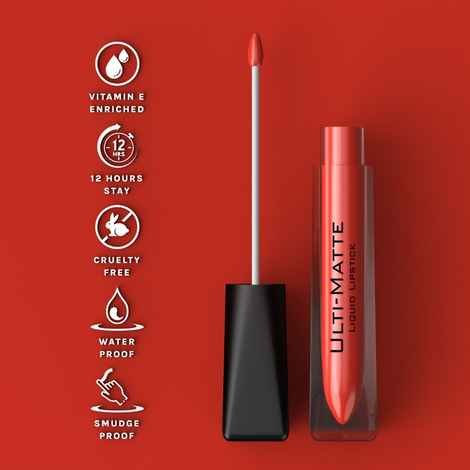 Buy Bella Voste I ULTI-MATTE LIQUID LIPSTICK I Cruelty Free I No Bleeding or Feathering I Water Proof & Smudge Proof I Enriched with Vitamin E I Lasts Up to 12 hours I Moisturising with Velvet Matt Finish I CANDY GLOW (15) - 3.7 ml - Purplle