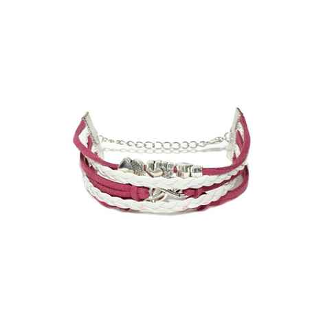 Buy Golden Peacock Heart Shaped Bracelet - Purplle