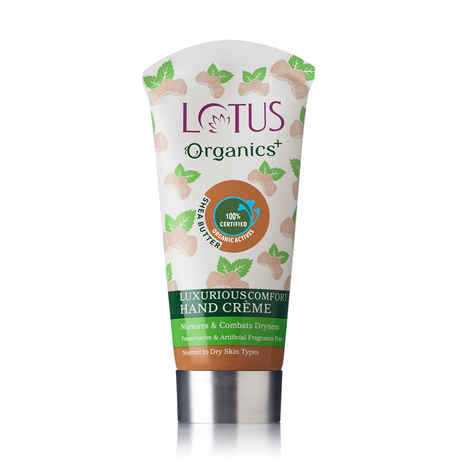 Buy Lotus Organics+ Luxurious Comfort Hand Cream - Shea Butter | For Skin Nourishment & Hydration | 50g - Purplle