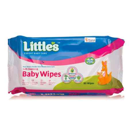 Little's Soft Cleansing Baby Wipes 80's