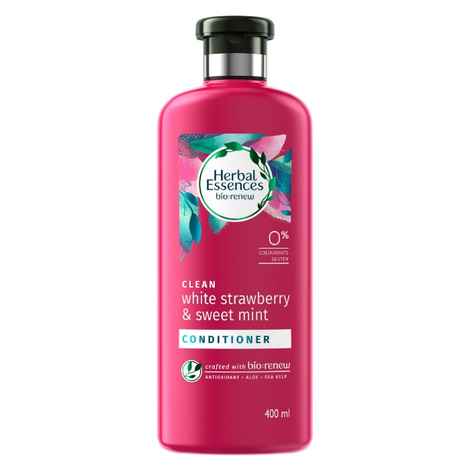Buy Herbal Essences Bio:Renew White Strawberry & Sweet Mint Conditioner (400 ml) - Purplle
