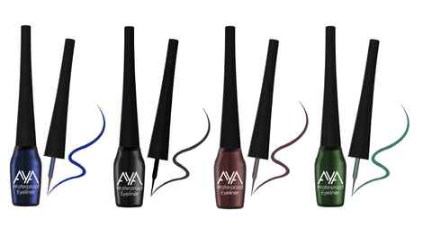 Buy AYA Waterproof Eyeliner, Set of 4 (Black, Brown, Blue, Green) - Purplle