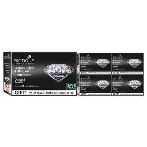 Biotique Diamond Facial Kit - Pack Of 4 Small Kits (260 g)