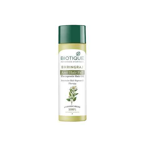 Buy Biotique Bhringraj Anti Hair Fall Therapeutic Hair Oil (200 ml) - Purplle