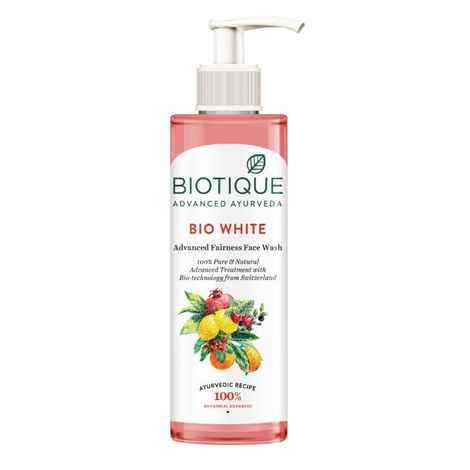 Buy Biotique Bio White Advanced Fairness Face Wash (200 ml) - Purplle
