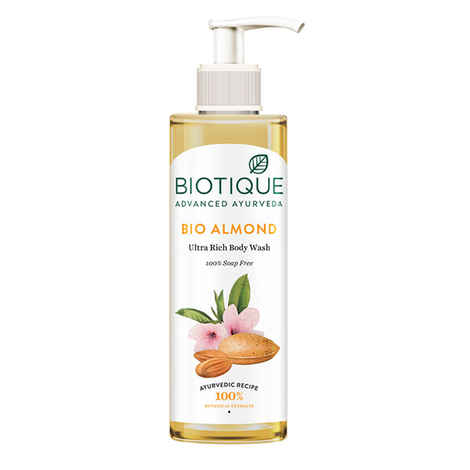 Buy Biotique Bio Almond Ultra Rich Body Wash (200 ml) - Purplle