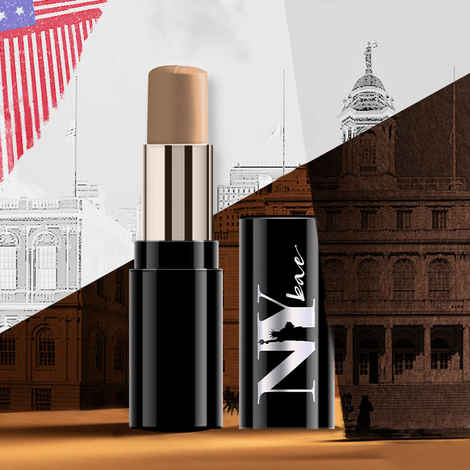 NY Bae Castor Oil Infused Foundation Concealer Colour Corrector Stick, For Fair Skin, Hiding in City Hall - The Soft Beige Secret Treasures 6 (4.8 g)