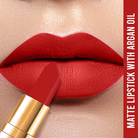 Buy NY Bae Runway Matte Lipstick | Infused With Argan Oil | Red | Moisturising | Long Lasting | Light weight- Designer Spotlight 2 (4.5 gm) - Purplle