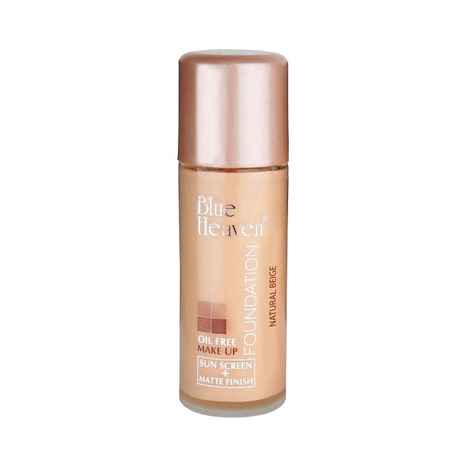Blue Heaven Oil Free Foundation (30 ml) (Natural Beige)