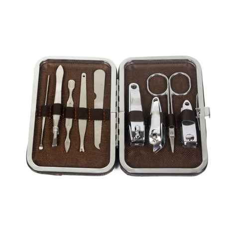 Buy Bronson Professional Manicure pedicure kit (9 in 1) - Pack of 9 - Purplle